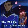 Of COURSE Aqualad has fangirls!