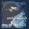 'it's the aerial assault/it's the war of the bird' [Warbird]