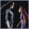 [HLIF 100] Basic textless Nightwing/Starfire animated - my first-ever animated icon!